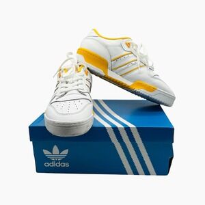 Adidas Rivalry Low White/Yellow Sneakers Men's Size 9